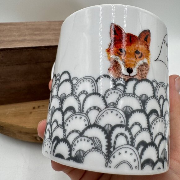 Dear Prudence for Urban Outfitters Fox Says Fancy a Brew Mug Animal Themed Mug F - Picture 4 of 10